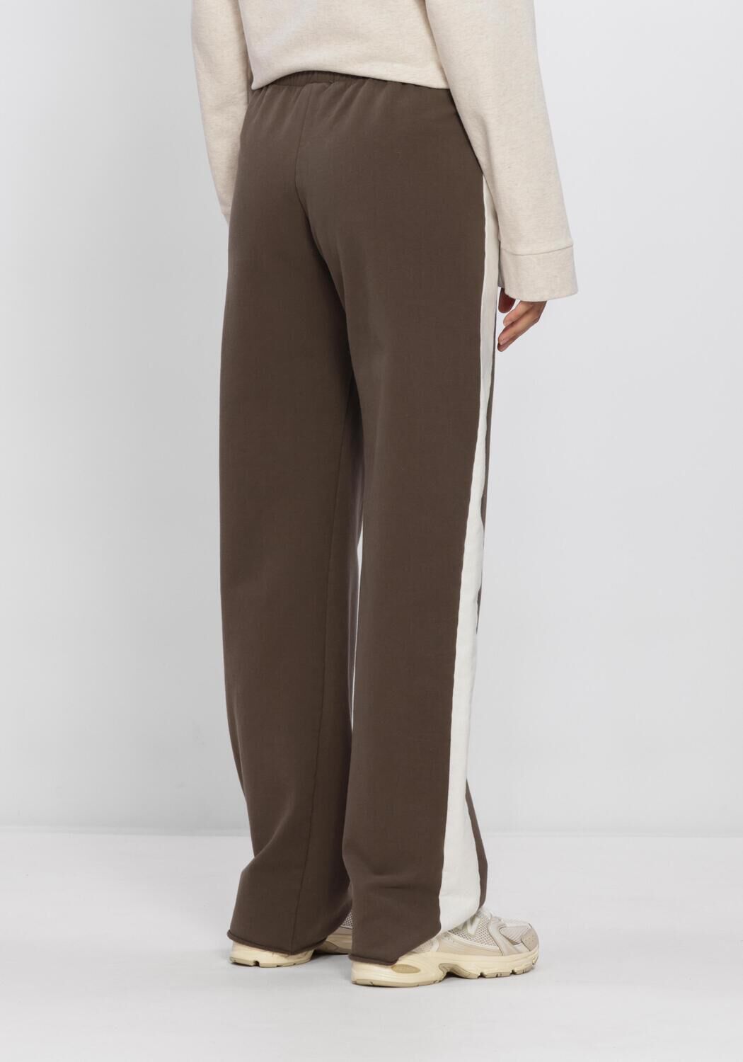 Bruine PENN & INK Wijde broek W26F1921 - large