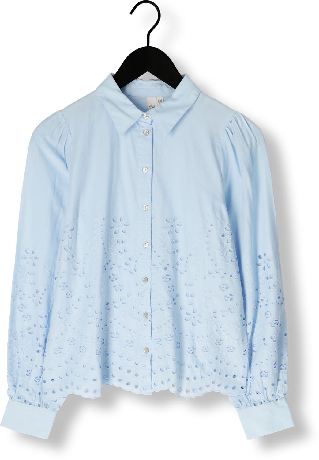 Y.A.S. Dames Blouses Yasluma Ls Shirt S. Noos Lichtblauw