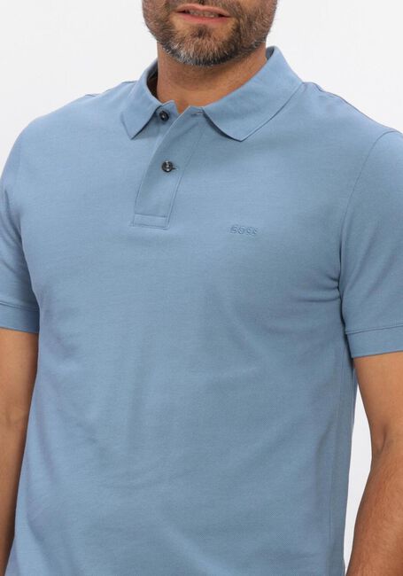 Blauwe BOSS BLACK Polo PALLAS - large
