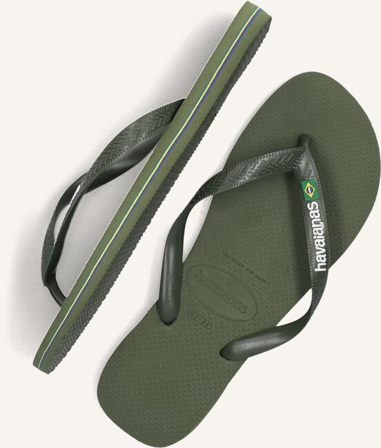 Groene HAVAIANAS Teenslippers BRASIL LOGO Groene HAVAIANAS Teenslippers BRASIL LOGO - large