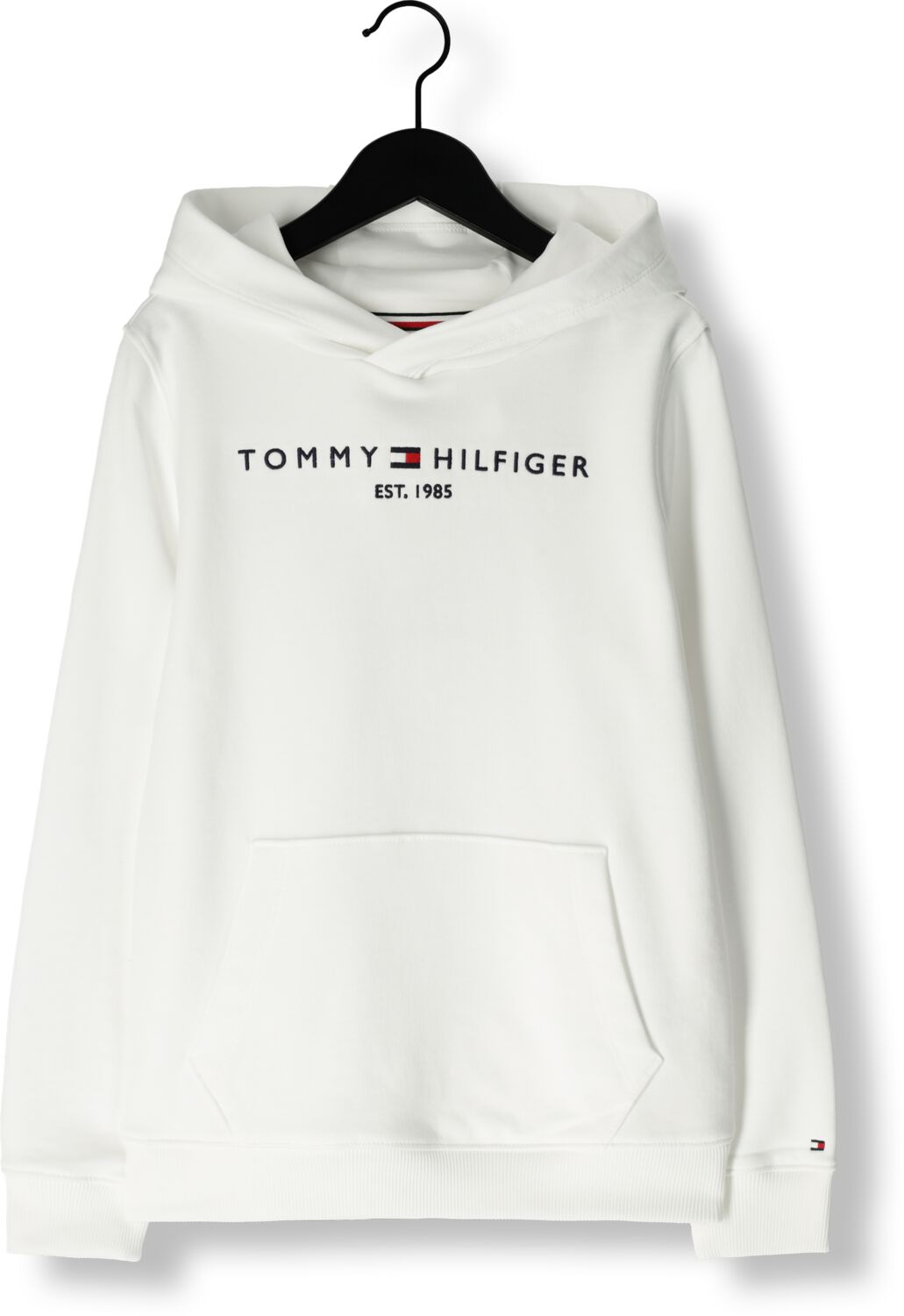 Tommy Hilfiger Hoodie U ESSENTIAL HOODIE met logo-borduurwerk en tekst