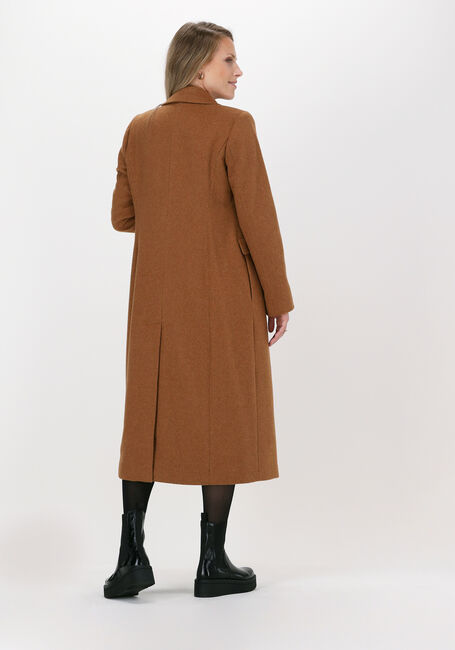 Camel BEAUMONT Mantel FLAUSCH WOOL LONG BLAZER COAT - large
