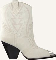 Witte LOLA CRUZ Enkellaarsjes 293T10BK - medium