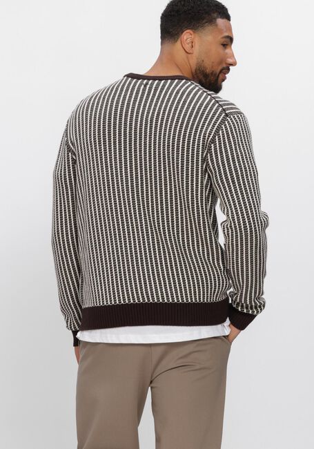 Bruine PURE PATH Trui LADDERSTITCH - large