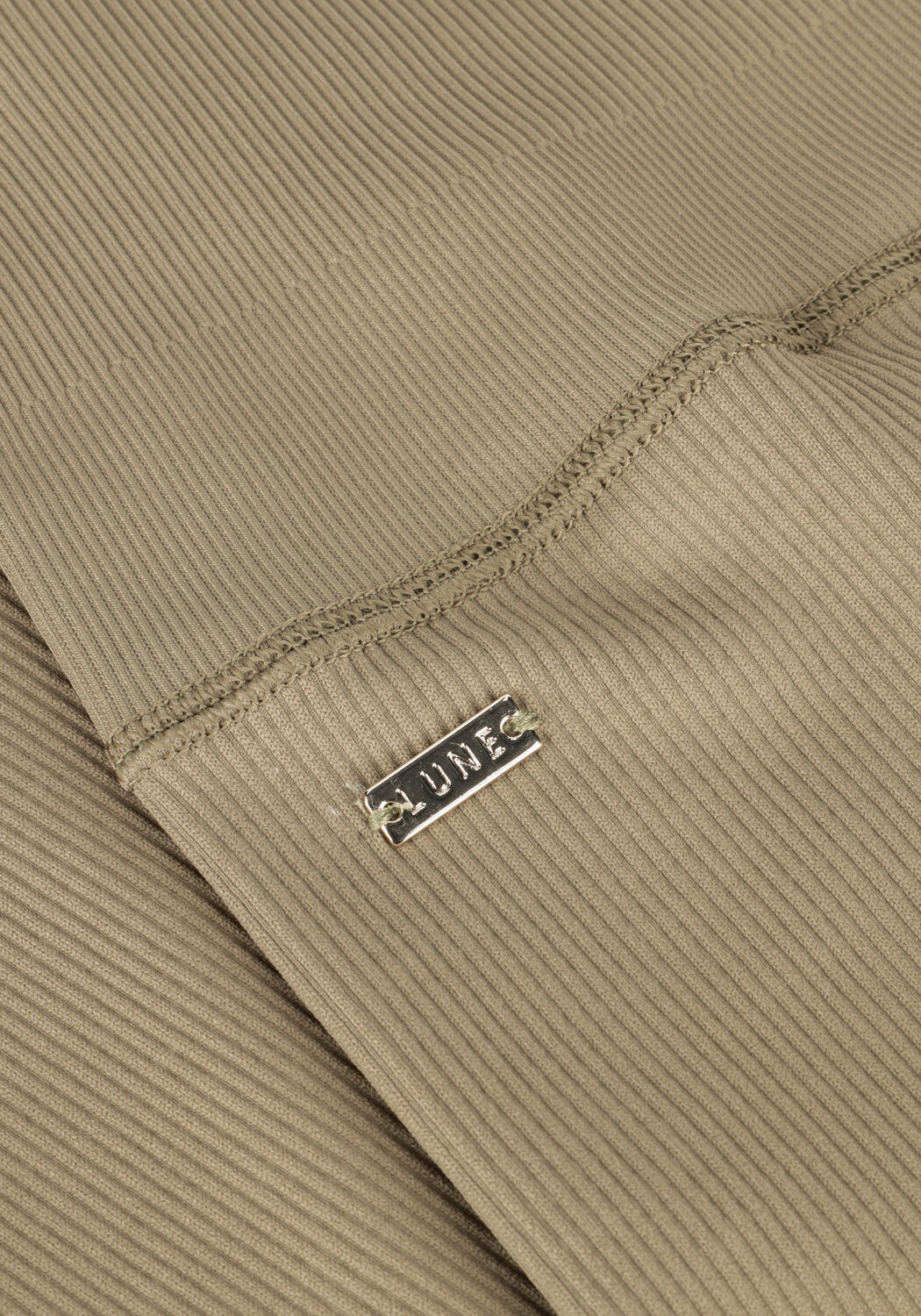 Groene LUNE ACTIVE Legging LUNA RIB LEGGING - large