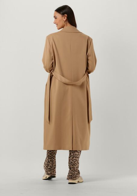 Camel ALIX THE LABEL  LADIES WOVN LONG TRENCH COAT - large