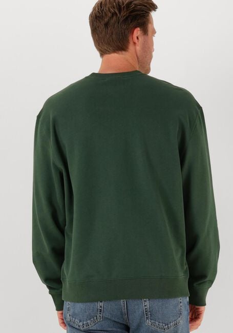 Donkergroene CALVIN KLEIN Sweater LS EU 350TERRY MONOGRAM CN SWEAT - large