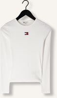 Ecru TOMMY JEANS Tops & T-shirts TJW SLIM LS BADGE TEE EXT Ecru TOMMY JEANS Tops & T-shirts TJW SLIM LS BADGE TEE EXT - medium