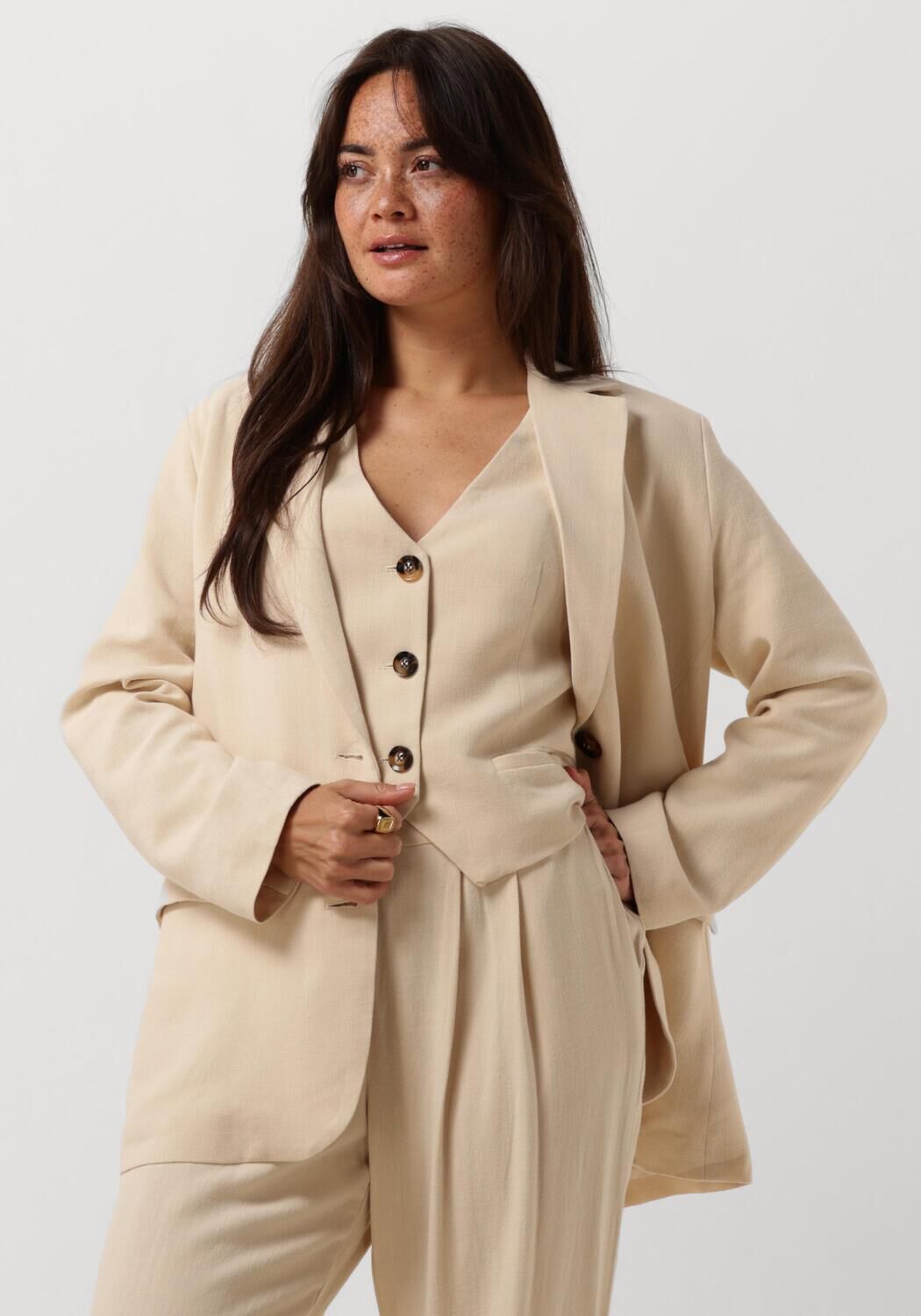 YDENCE Dames Blazers Blazer Ruth Beige
