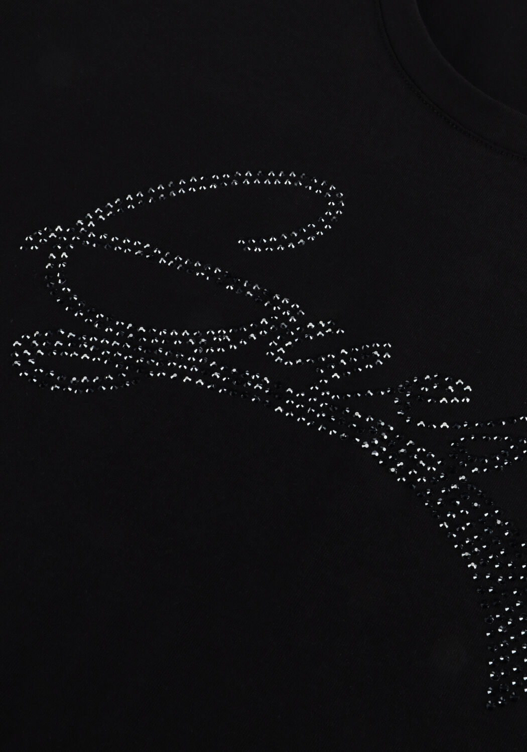 Zwarte GUESS T-shirt SS RN ADELINA TEE - large