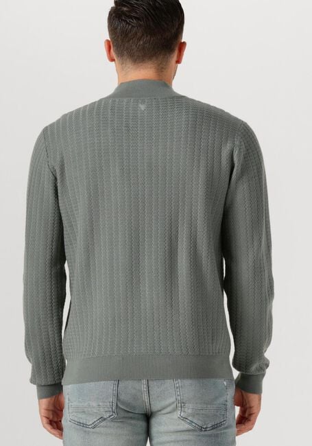 PURE PATH REGULAR FIT ZIG ZAG HALF ZIP KNITWEAR - large