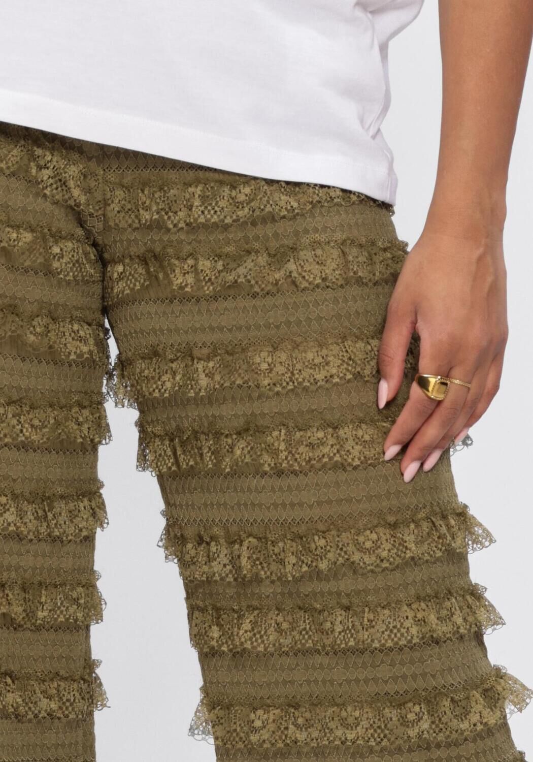 Groene HARPER & YVE Broeken LO-PA - large