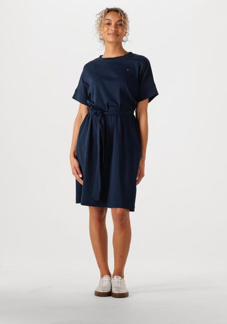 Donkerblauwe TOMMY HILFIGER Mini jurk MODERN CODY DRESS - large