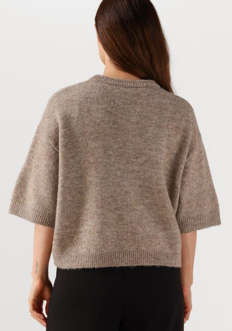 Beige EDITED Vest OLINE WOOL KNIT T-SHIRT - large