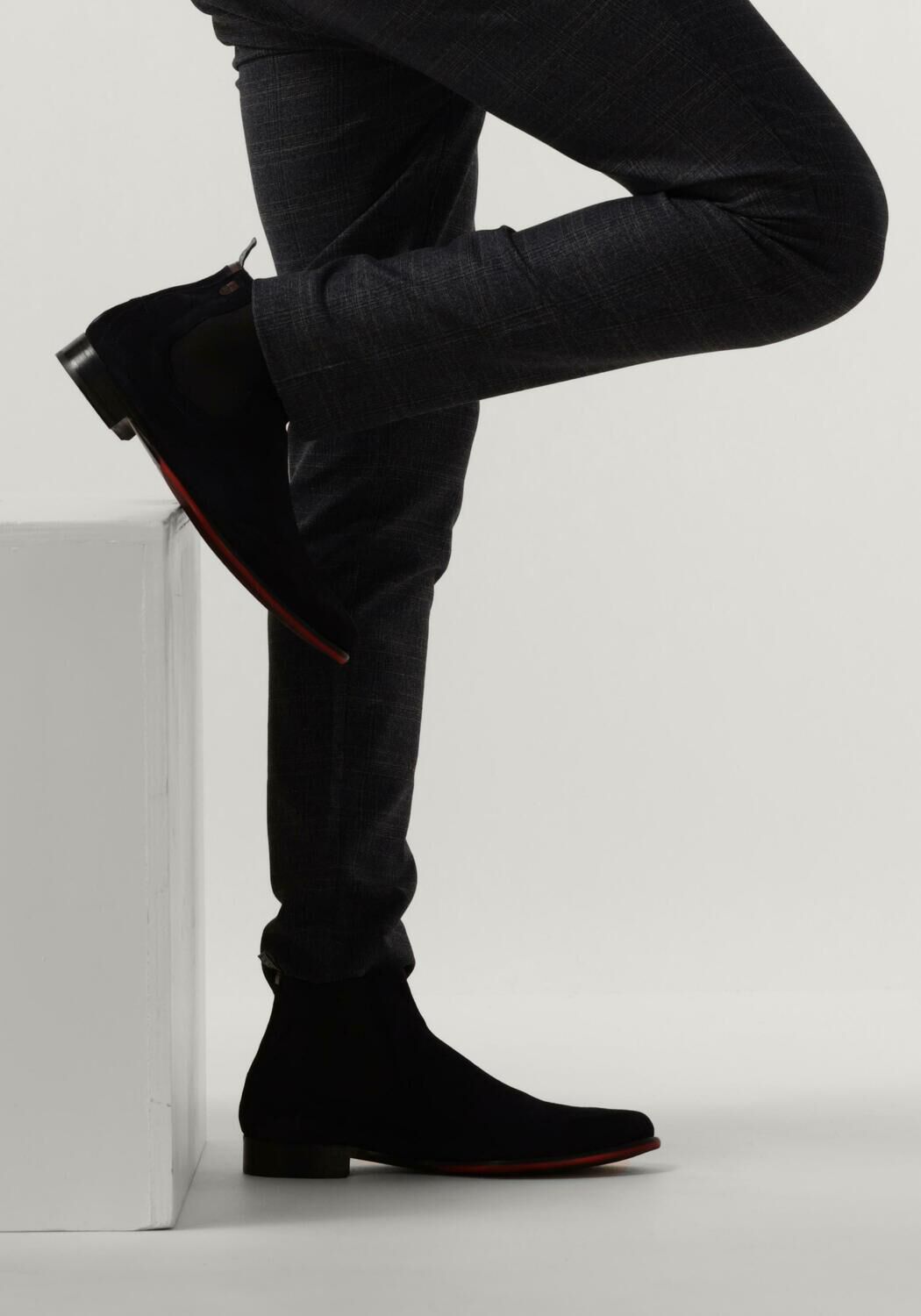 Blauwe FLORIS VAN BOMMEL Chelsea boots SFM-60052 - large