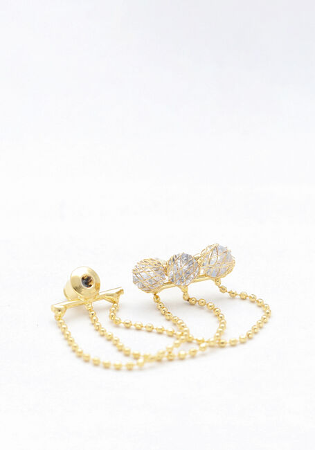 Goudkleurig NOTRE-V Oorbellen EARRING SMALL TRIPLE - large