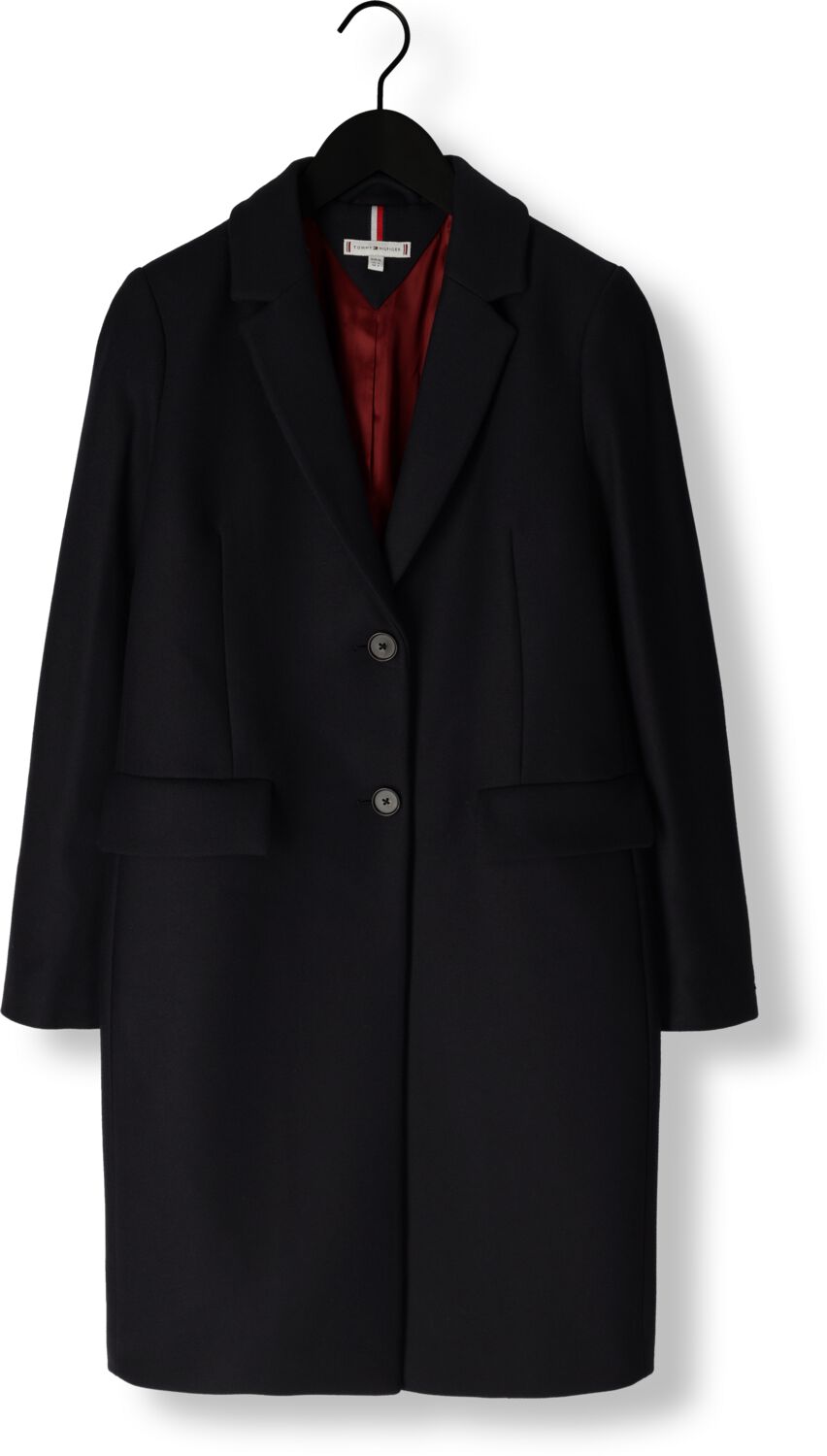 TOMMY HILFIGER Dames Jassen Wool Blend Classic Coat Donkerblauw