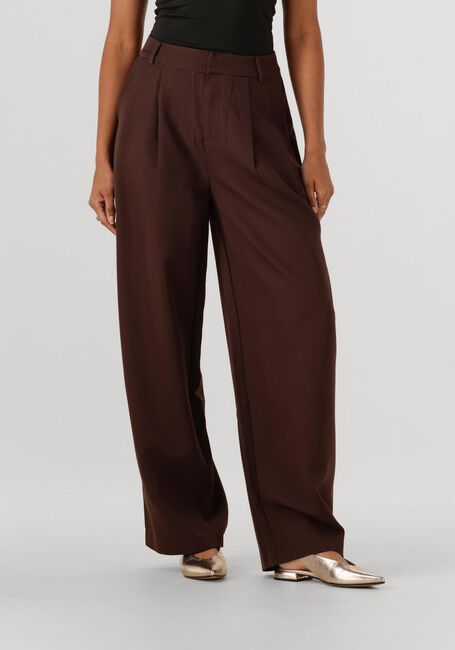 Bruine REFINED DEPARTMENT Wijde broek KALY - large