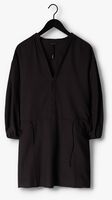 Zwarte 10DAYS Mini jurk TUNIC DRESS WAFFLE