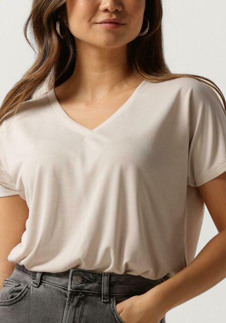 Zand MSCH COPENHAGEN T-shirt MSCHFENYA MODAL V NECK TEE - large