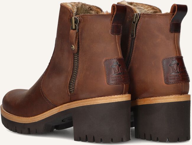 Bruine PANAMA JACK Enkellaarsjes PAULINE Bruine PANAMA JACK Enkellaarsjes PAULINE - large