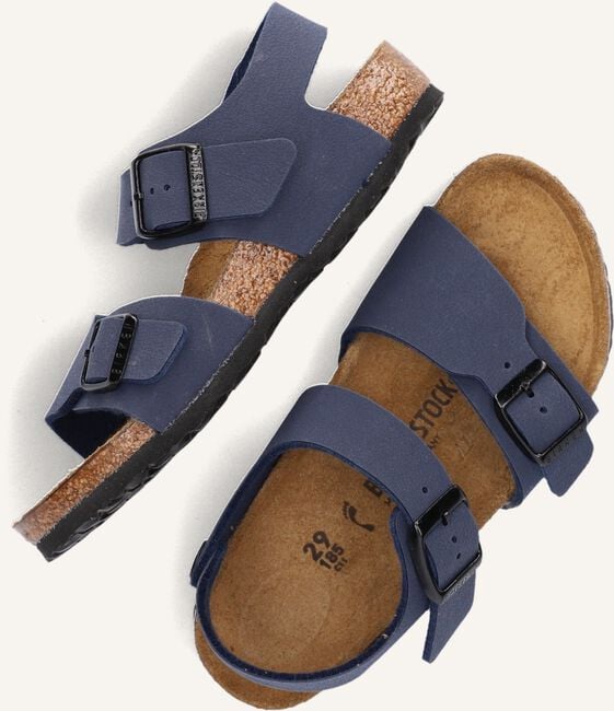 Blauwe BIRKENSTOCK Platte sandalen NEW YORK KIDS Blauwe BIRKENSTOCK Platte sandalen NEW YORK KIDS - large