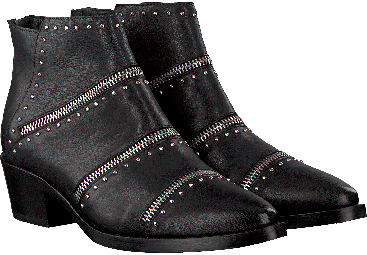 Zwarte JANET & JANET Enkellaarsjes 42204 | Omoda Zwarte JANET & JANET Enkellaarsjes 42204 | Omoda