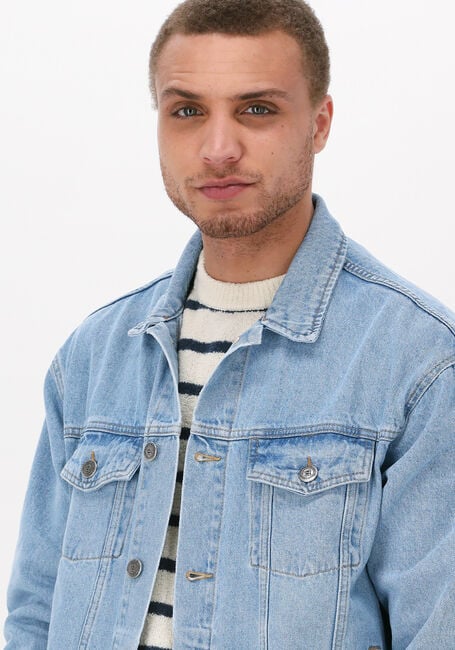 Blauwe ANERKJENDT Spijkerjas AKKARSTEN DENIM JACKET - large