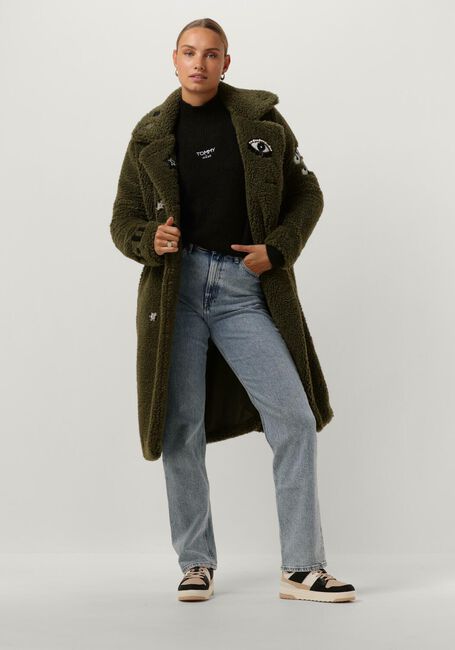 Groene GOOSECRAFT Teddy jas GC REESE COAT - large