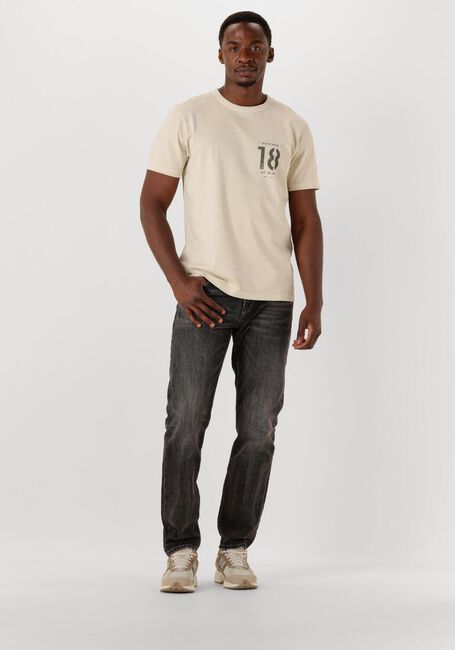 Beige BUTCHER OF BLUE T-shirt ARMY 18 STENCIL TEE - large