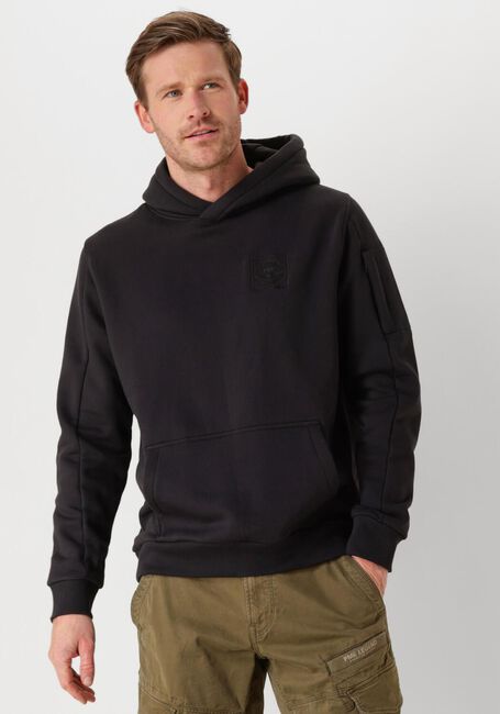 Zwarte PME LEGEND Truien/vesten HOODED 3T CROSS FLEECE - large