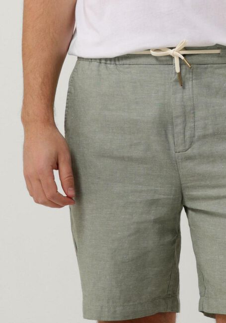 Donkergroene SCOTCH & SODA Korte broek FAVE - COTTON/LINEN TWILL BERMUDA SHORT - large