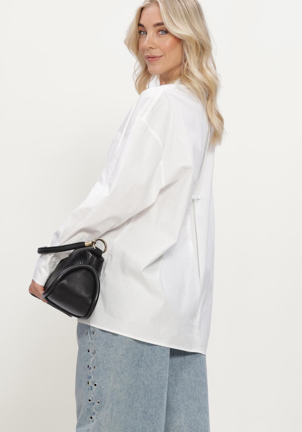 Witte ALIX THE LABEL Blouses LADIES WOVEN OVERSIZED BLOUSE - large