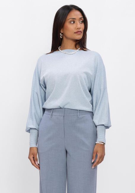 Blauwe NUKUS Trui JORIEN PULLOVER LUREX - large