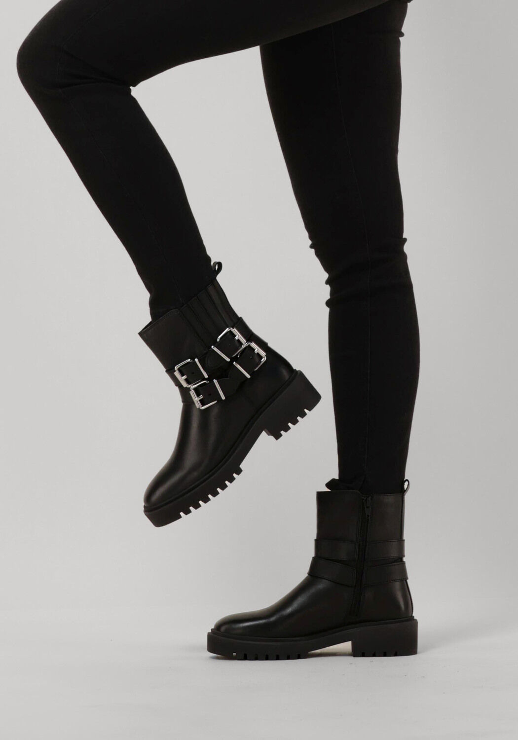 Zwarte OMODA Biker boots MILAR 15 Omoda