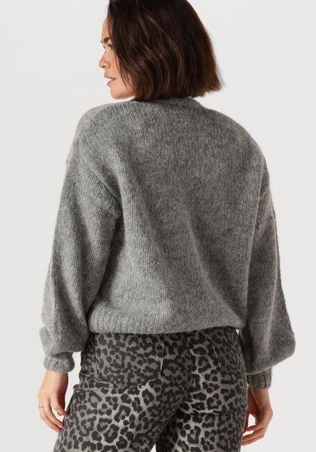Grijze Y.A.S. Vest YASVIGGA LS KNIT CARDIGAN - large