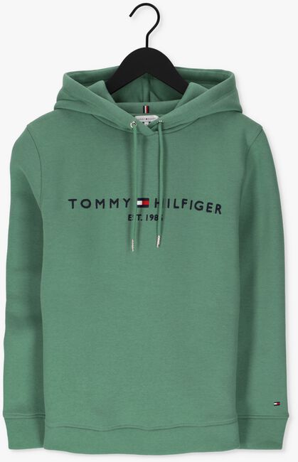 Groene TOMMY HILFIGER Sweater REGULAR HILFIGER HOODIE - large