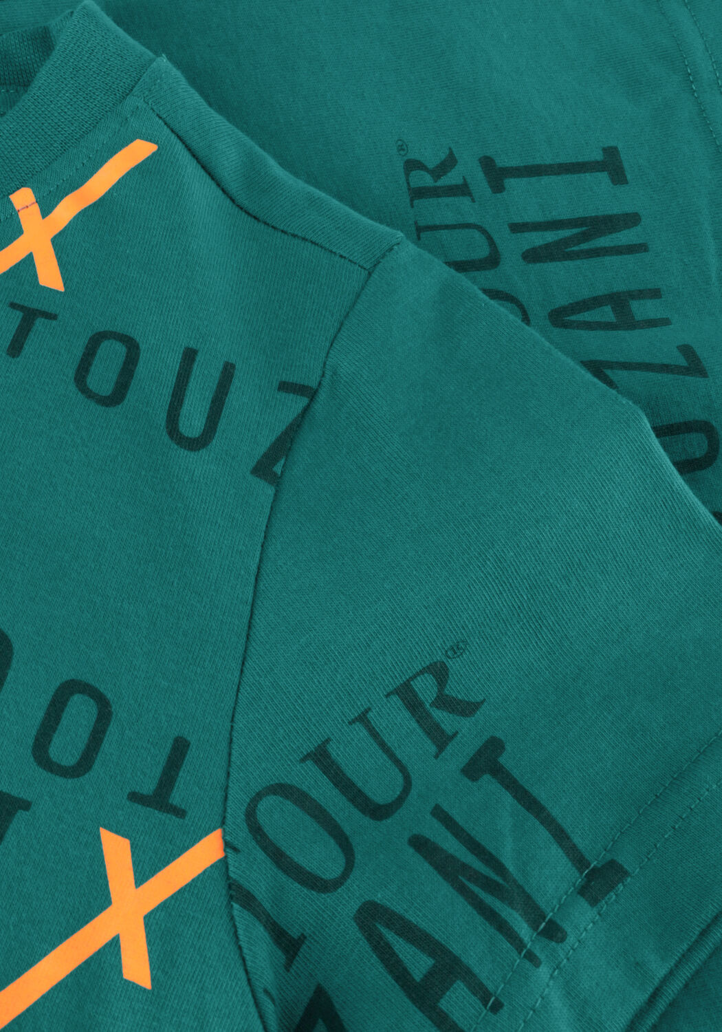 Donkergroene RETOUR T-shirt SOCCER - large