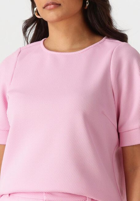 Lichtroze POM AMSTERDAM T-shirt SENNA ROSE - large