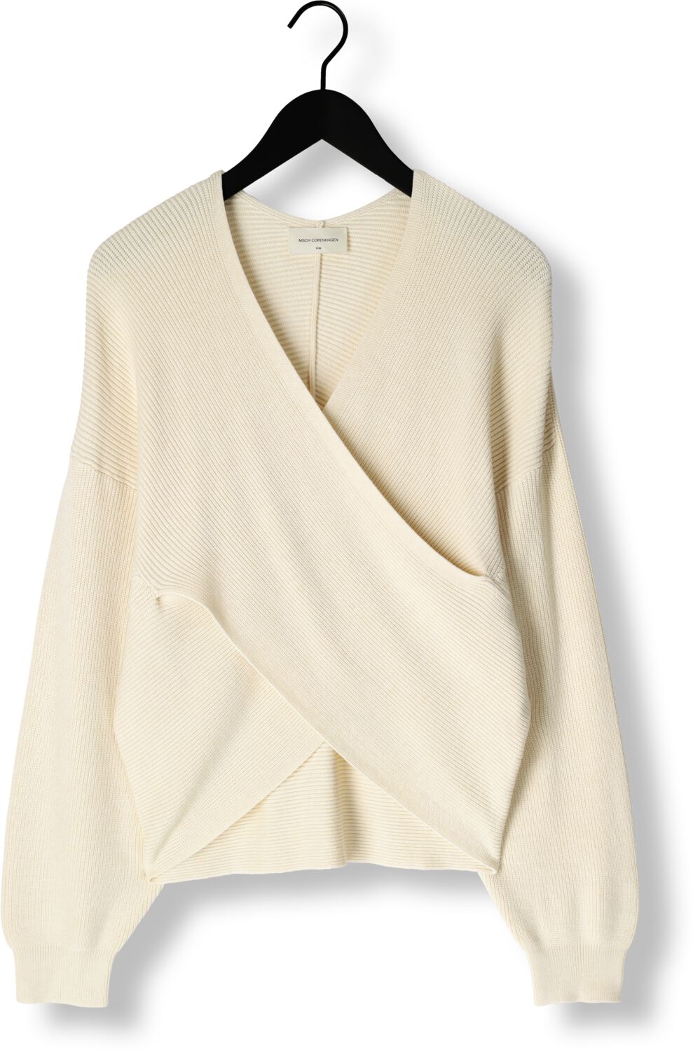 MSCH COPENHAGEN Dames Tops & T-shirts Mschzinelle Rachelle Wrap Pullover Ecru