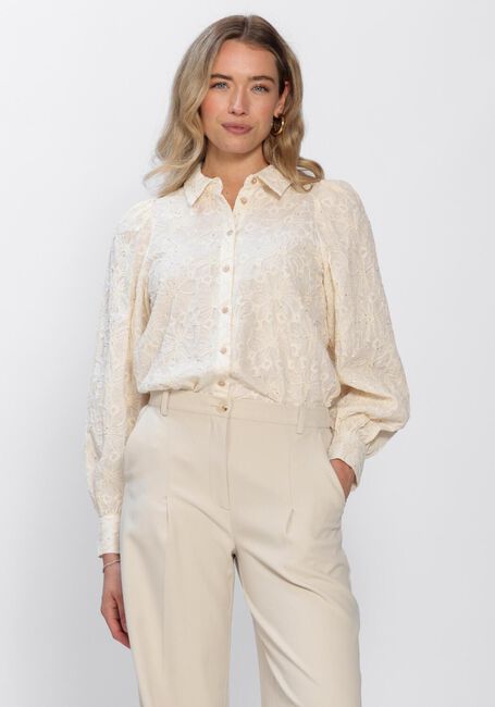 Ecru FREEBIRD Blouses WV-FLOWER-TAPE-SEQUINS-26-1 - large