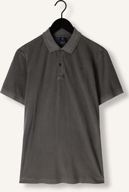 Zwarte G-STAR RAW Polo DUNDA OVERDYED SLIM POLO S\S Zwarte G-STAR RAW Polo DUNDA OVERDYED SLIM POLO S\S - large