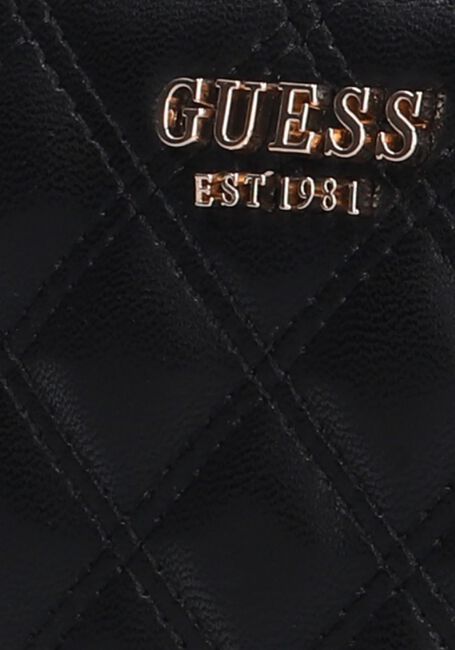 Zwarte GUESS Portemonnee GIULLY SLG SMALL ZIP AROUND Zwarte GUESS Portemonnee GIULLY SLG SMALL ZIP AROUND - large