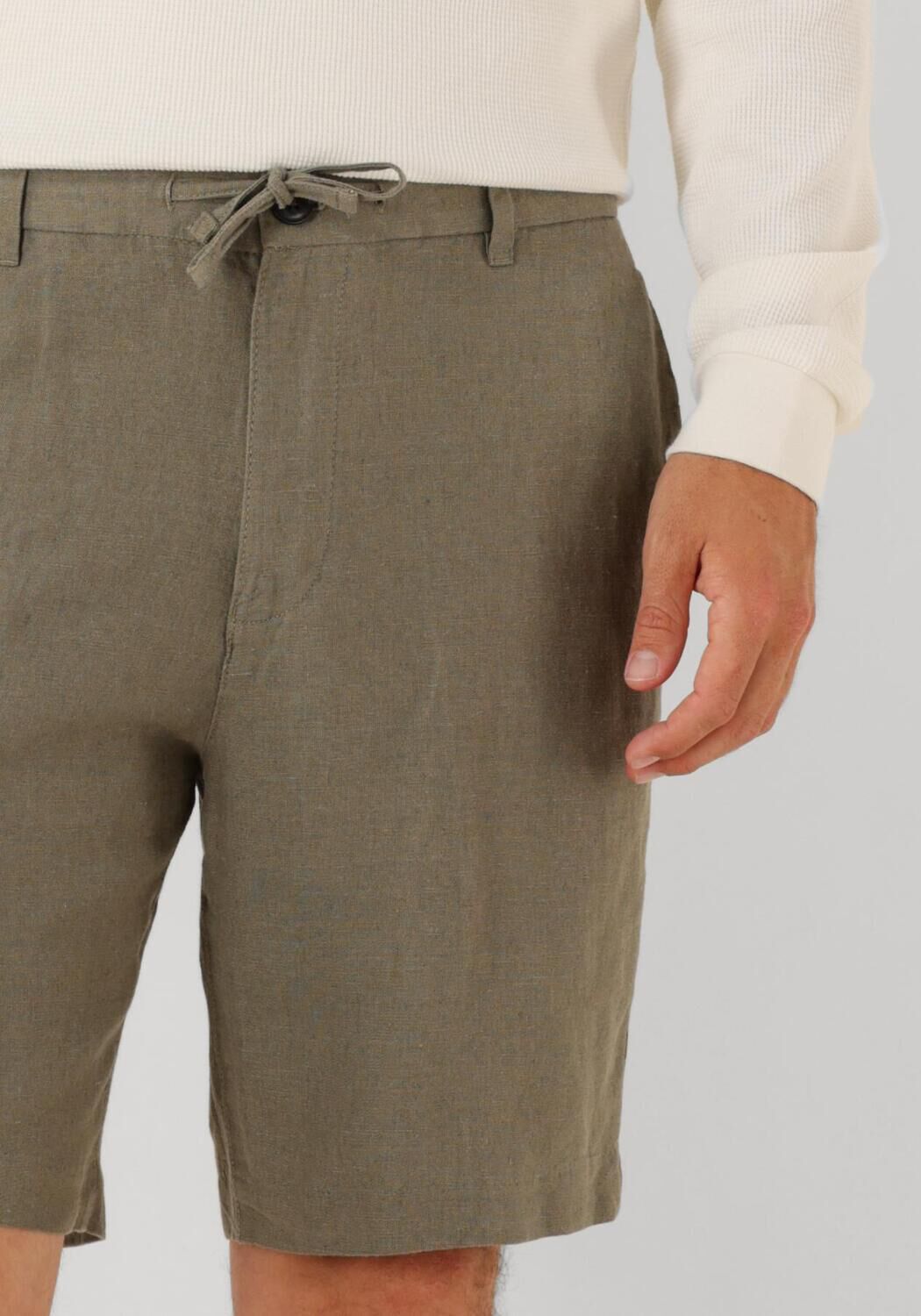 SELECTED HOMME Heren Broeken Slhregular-leroy Sun Shorts Khaki