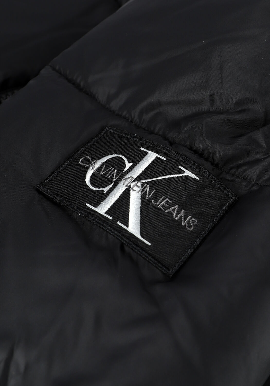 Zwarte CALVIN KLEIN Gewatteerde jas ESSENTIALS NON DOWN JACKET - large