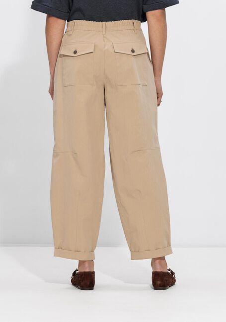 Beige SUMMUM Broeken TROUSERS BALLOON FIT - large
