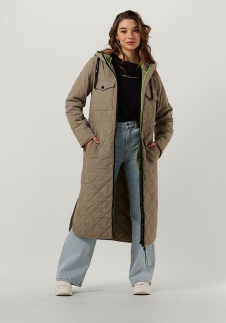 Migratie krater En Taupe BEAUMONT Gewatteerde jas LONG PADDED PARKA | Omoda