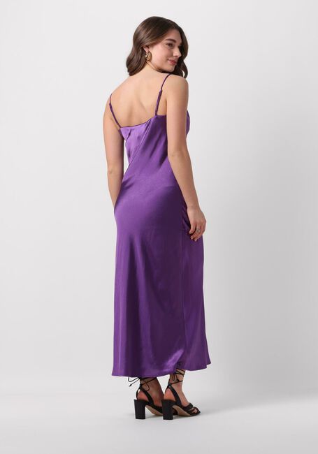 Paarse NOTRE-V Maxi jurk SATIN STRAP DRESS - large