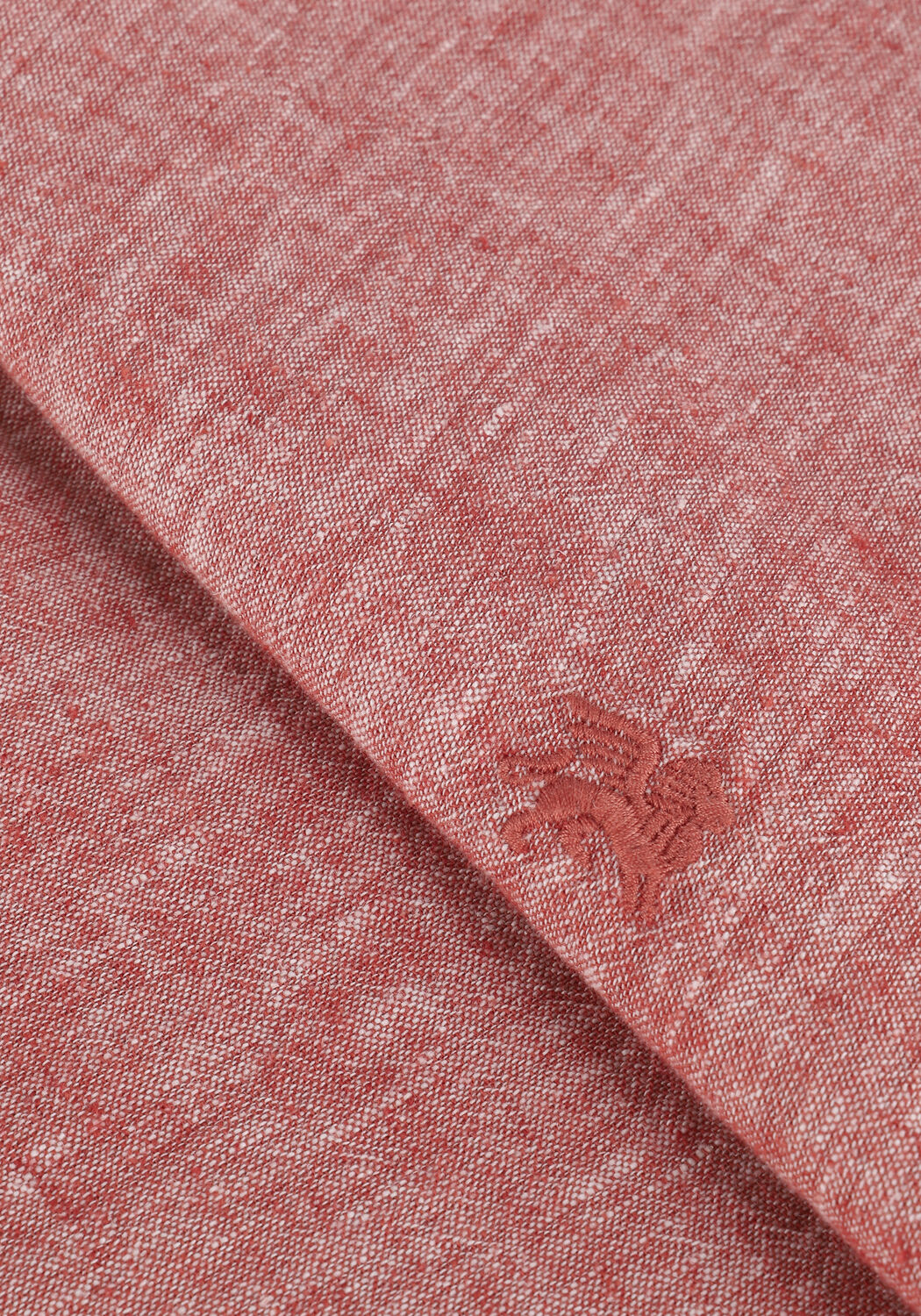 Roze VANGUARD Casual overhemd LONG SLEEVE SHIRT COTTON LINEN - large