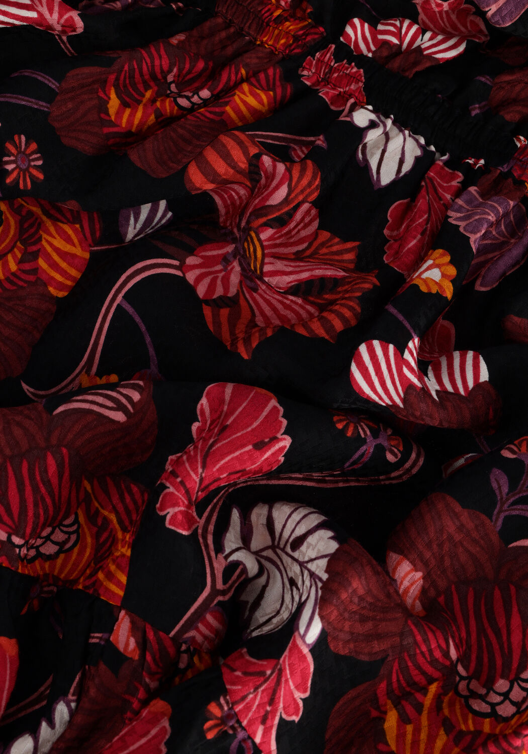 Rode IDANO Mini jurk BRIGITTE - large